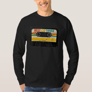 T-shirt Meilleur De 1988 35e Anniversaire Bande De Cassett