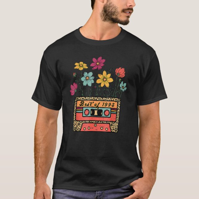 T-shirt Meilleur De 1995 27E Anniversaire Décorations Cass (Devant)