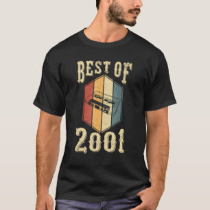 T-shirt Meilleur de 2001 21 ans  cassette 21e anniversaire