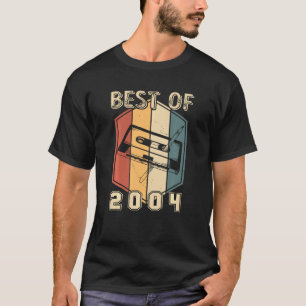 T-shirt Meilleur De 2004 18 Ans Bande De Cassette 18E Nais