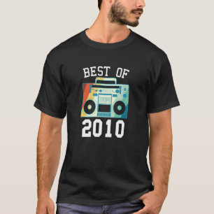 T-shirt Meilleur De 2010 Année De Naissance Anniversaire V