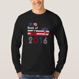 T-shirt Meilleur De Juillet 2016 6e Anniversaire Patriotiq