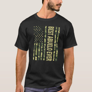 T-shirt Meilleur des hommes Abuelo jamais nous drapeau amé