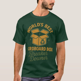 T-shirt Meilleur Détructeur de Boîte en Carton au Monde Dr