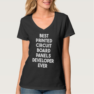 T-shirt Meilleur développeur de panneaux de circuits impri