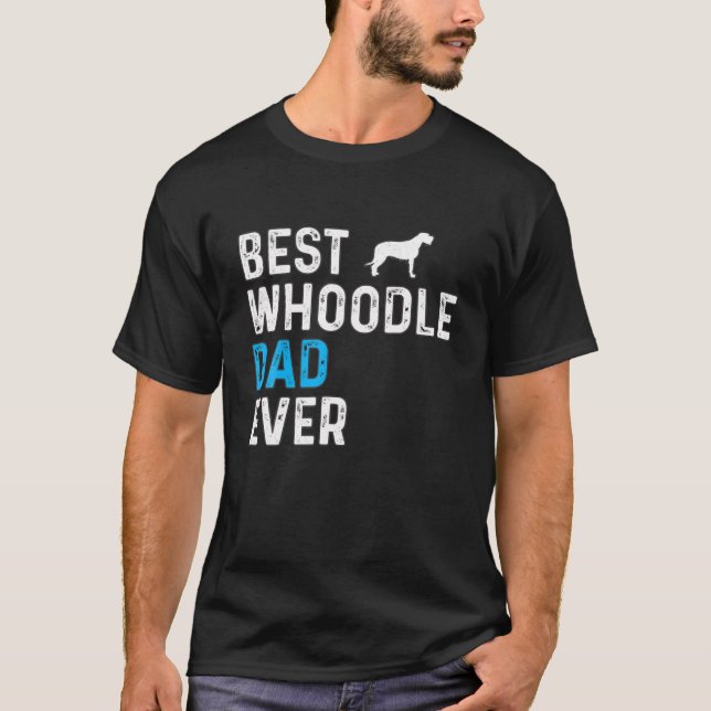 T-shirt Meilleur Dingue Papa Jamais Drôle Chien Papa Propr (Devant)