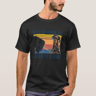 T-shirt Meilleur Doberman Papa Jamais Chien Fête des pères
