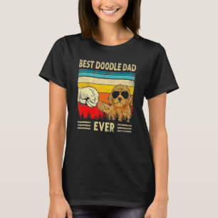 T-shirt Meilleur Doodle Papa Jamais Goldendoodle Chien Pap