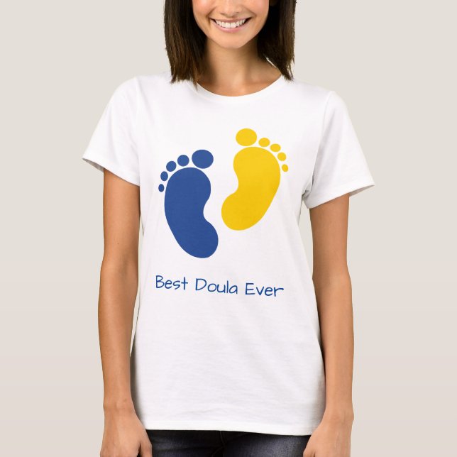 T-shirt Meilleur Doula jamais (Devant)
