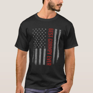 T-shirt Meilleur Drapeau Grampy jamais américain Cadeaux P