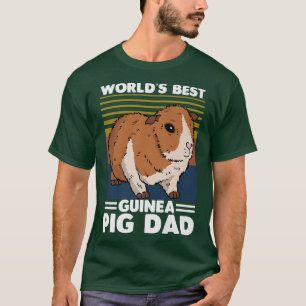 T-shirt Meilleur du monde Guinéen Cochon Papa Cute Pet Lov