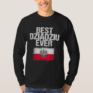 T-shirt Meilleur Dziadziu Jamais Fête des pères Polonaise