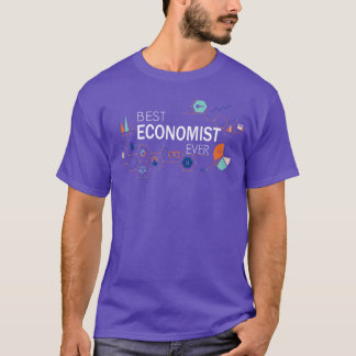 T-shirt Meilleur économiste jamais don drôle