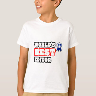 T-shirt Meilleur éditeur du monde