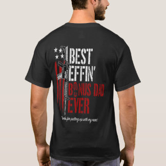 T-shirt Meilleur Effin’ Bonus Papa Ever Chemise (Retour)