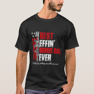 T-shirt Meilleur Effin’ Papa Jamais Daddy Droits d'armes