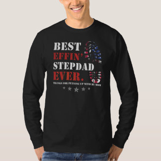 T-shirt Meilleur Effinu2019 Étape Papa Merci Jamais Pour P