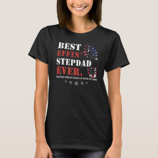 T-shirt Meilleur Effinu2019 Étape Papa Merci Jamais Pour P