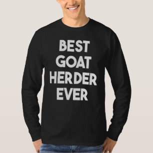 T-shirt Meilleur éleveur de chèvres jamais