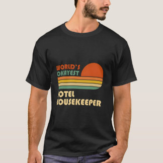 T-shirt Meilleur Employé de Ménage d'Hôtel du Monde