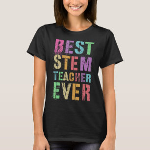 T-shirt Meilleur Enseignant De Stem Jamais Merci Bonjour A