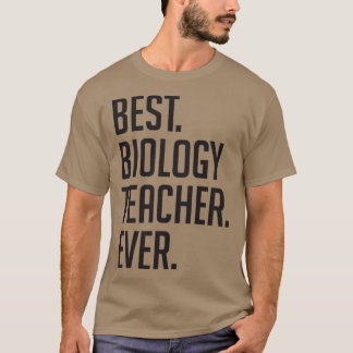 T-shirt Meilleur enseignant en biologie Jour des enseignan