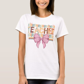 T-shirt Meilleur enseignant jamais, Retour à l'école Ensei