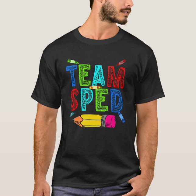 T-shirt Meilleur Enseignement Spécial Pour Hommes Femmes E (Devant)