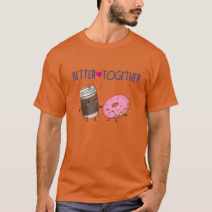 T-shirt Meilleur ensemble de beignets de café