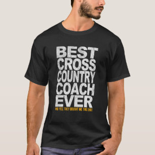 T-shirt Meilleur Entraîneur Coureur Coach Cross Country