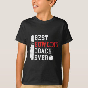T-shirt Meilleur Entraîneur De Bowling Ever Bowler Bowling