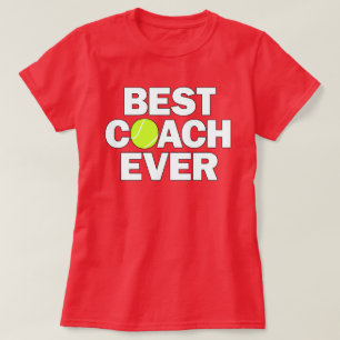 T-shirt Meilleur entraîneur de tennis féminin