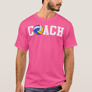T-shirt Meilleur entraîneur de volleyball Funny Trainer Co