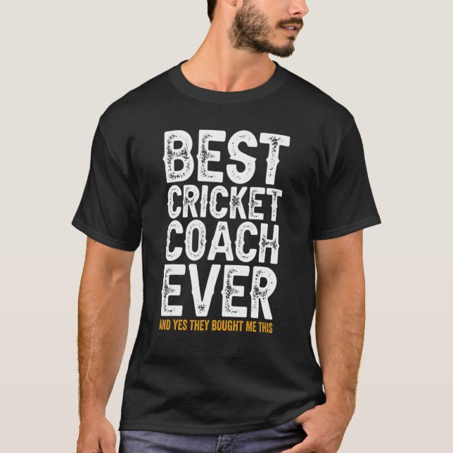 T-shirt Meilleur Entraîneur Jamais Et M'A Acheté Ce Entraî (Devant)