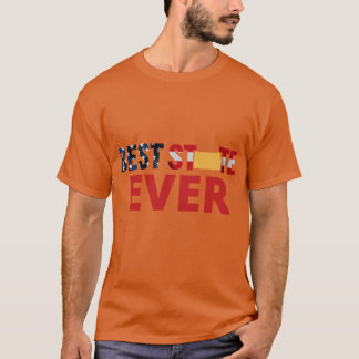 T-shirt Meilleur état jamais Kansas Surdimensionné