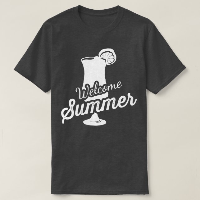T-shirt Meilleur été Bienvenue Été 1 (Design devant)