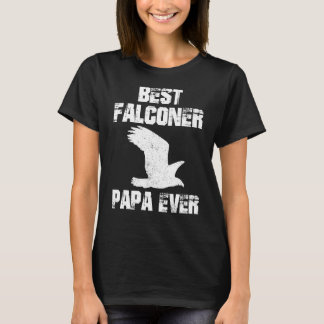 T-shirt Meilleur Falconer Papa jamais