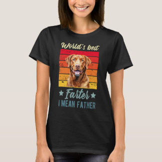 T-shirt Meilleur Farter du monde Je veux dire Père Chesape