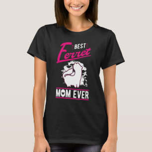 T-shirt Meilleur Ferret Maman