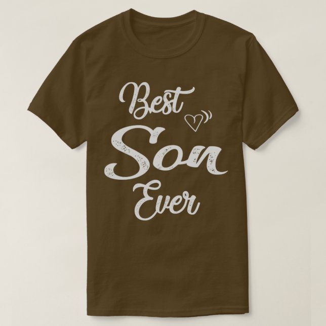 T-shirt meilleur fils (Design devant)