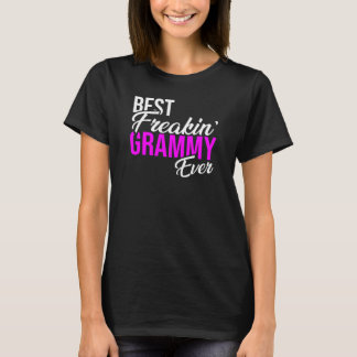 T-shirt Meilleur Freakin Grammy des femmes jamais
