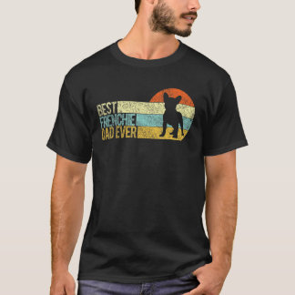 T-shirt Meilleur Frenchie Papa Jamais Frenchie Papa França