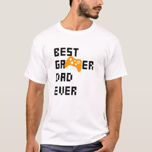 T-shirt Meilleur Gamer Papa Jeu Drôle Jamais Drôle Papa