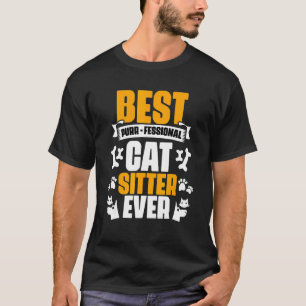 T-shirt Meilleur Gardien de Chat Ever Animal de Compagni