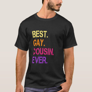 T-shirt Meilleur Gay Cousin Ever Gay Lesbienne Bisexuel Lg