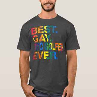 T-shirt Meilleur Gay Disque Golfer Ever Gay Égalité genre