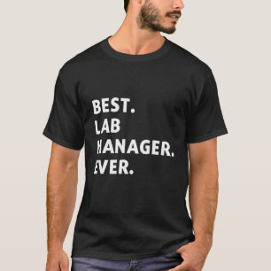 T-shirt Meilleur gestionnaire de laboratoire pour collègue
