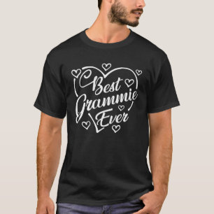 T-shirt Meilleur Grammie Jamais Forme cardiaque Fête des M