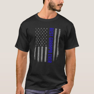 T-shirt Meilleur Grampa jamais drapeau américain pour père