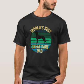 T-shirt Meilleur grand Dane Papa Drôle Grunge Super Dan